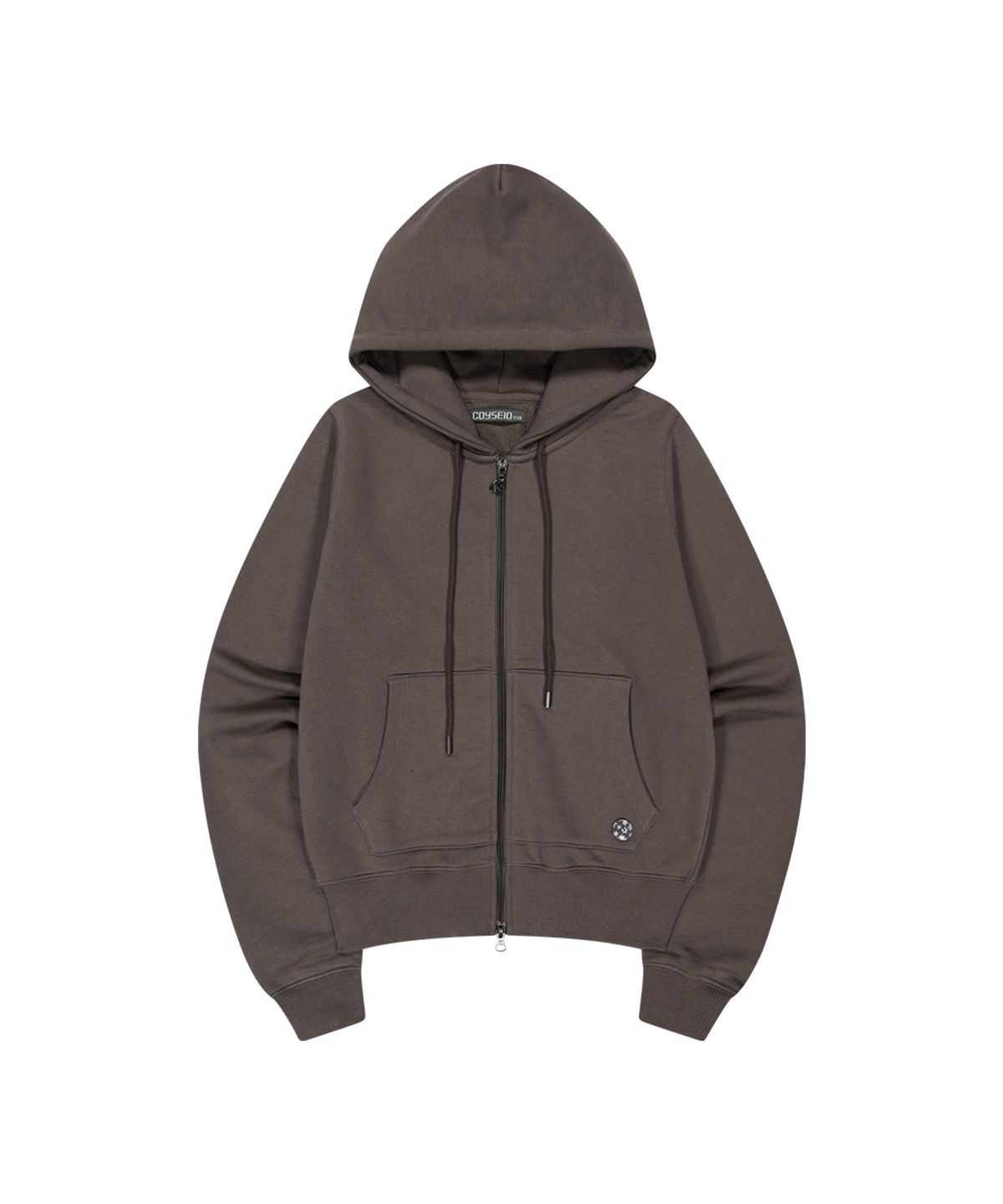 코이세이오 038(COYSEIO 038) 038 COZY HOOD ZIP-UP BROWN