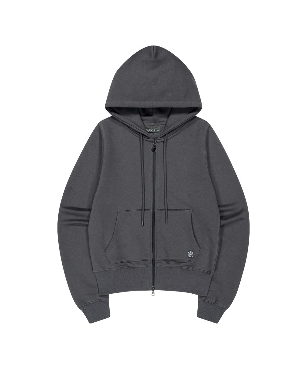 코이세이오 038(COYSEIO 038) 038 COZY HOOD ZIP-UP CHARCOAL - 사이즈