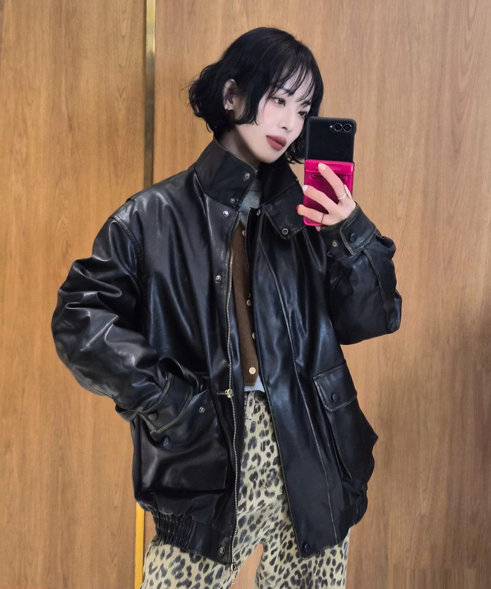 시어링 카라 무스탕 코트 [BEIGE] / WBE4L10525 source detail 29