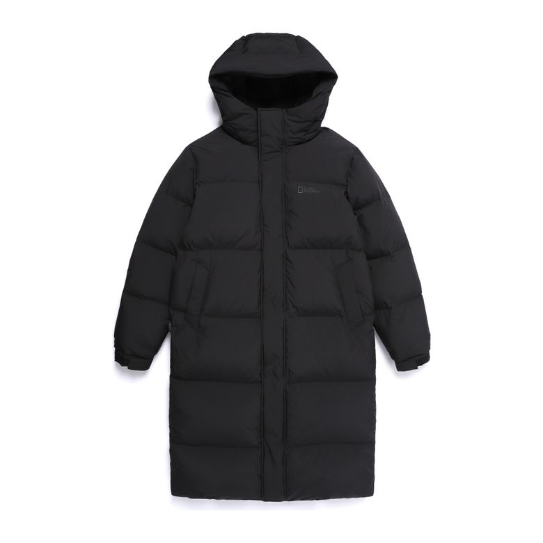 N254UDW861 카프라 롱기장 덕다운 점퍼 BLACK
