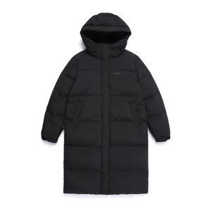 N254WDW861 여성 카프라 롱기장 덕다운 점퍼 BLACK