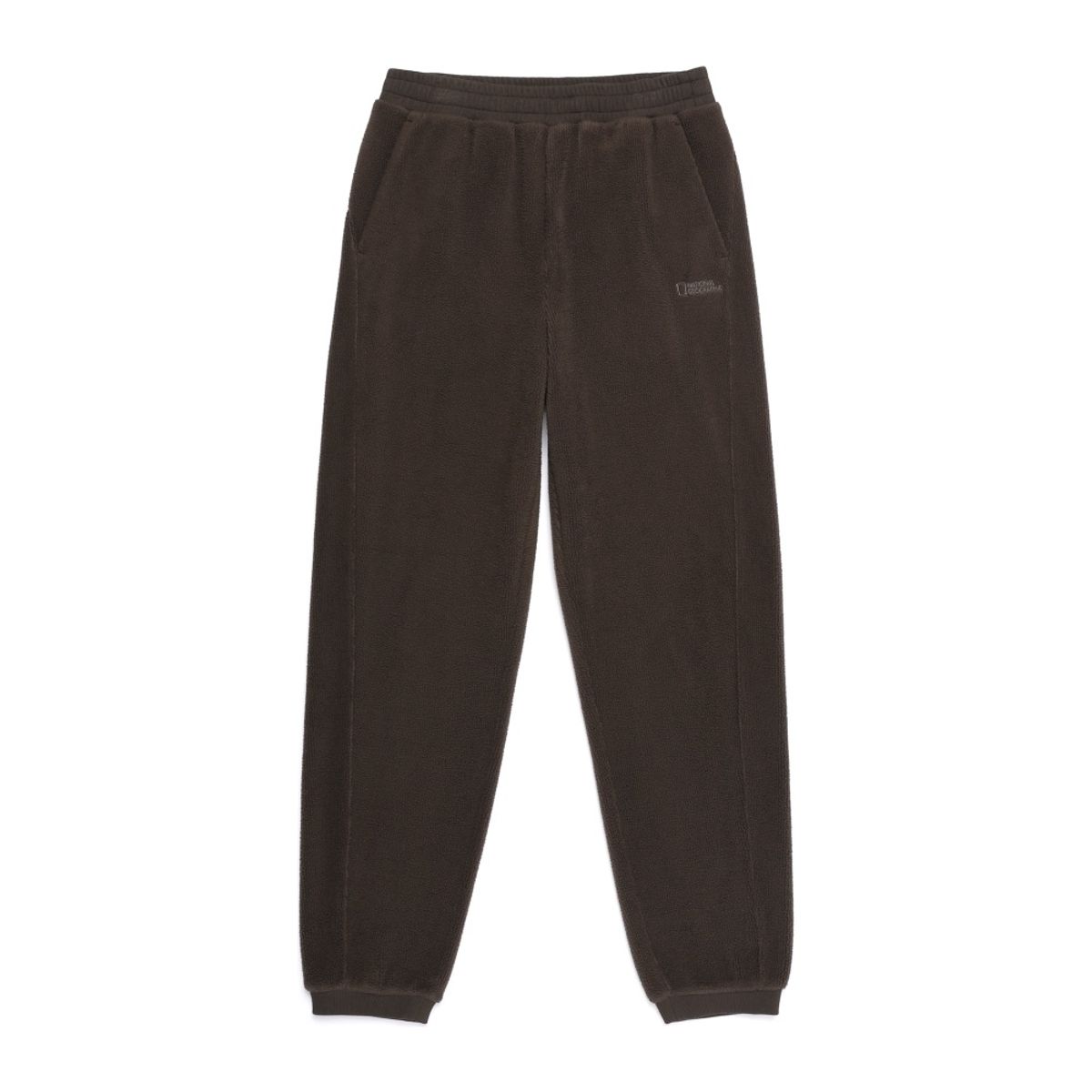 내셔널지오그래픽(NATIONALGEOGRAPHIC) N254WPT060 여성 변형 플리스 조거 팬츠 BROWN