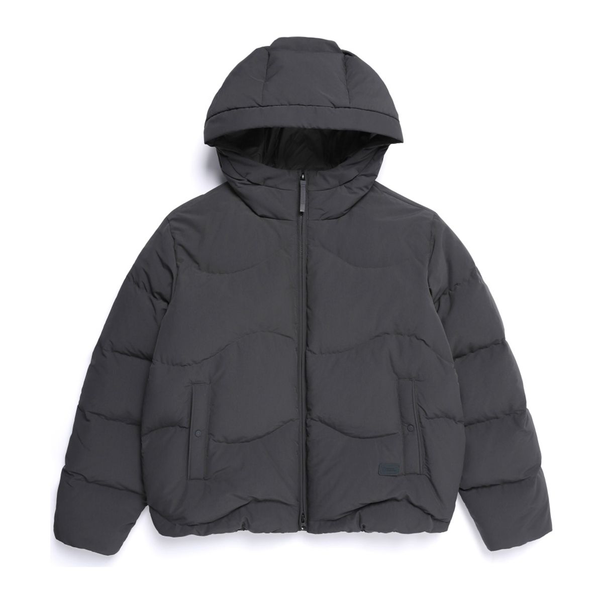 내셔널지오그래픽(NATIONALGEOGRAPHIC) N254WDW970 여성 물결 퀼팅 덕다운 점퍼 GREY