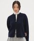베이직 투웨이 니트집업 가디건_네이비