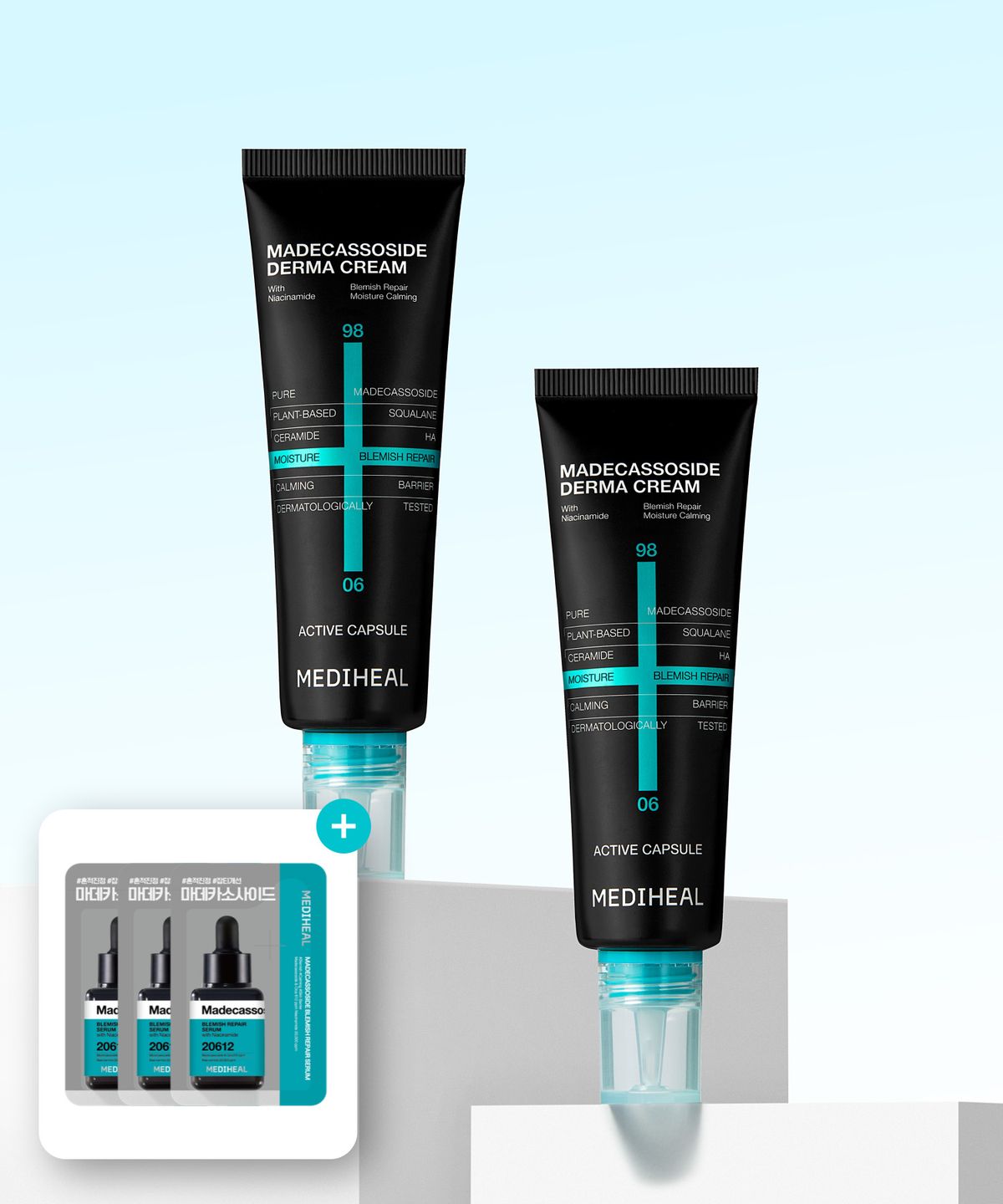메디힐(MEDIHEAL) [2개] 마데카소사이드 더마 크림 50ml+50ml
