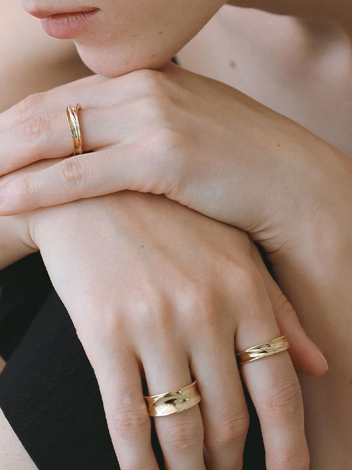플릿(FLIT) SAND DUNE RING (S) - GOLD