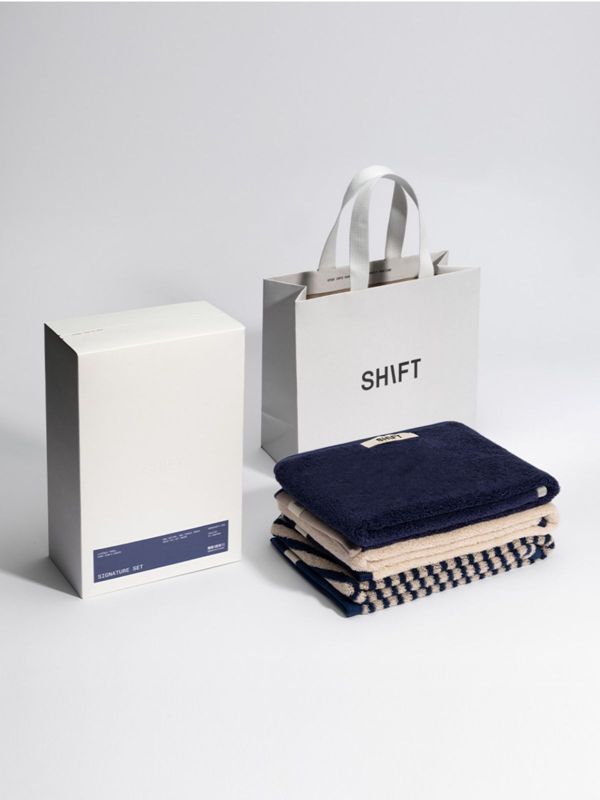 시프트(SHIFT) 레이어드 타월 시그니쳐 3P 세트
