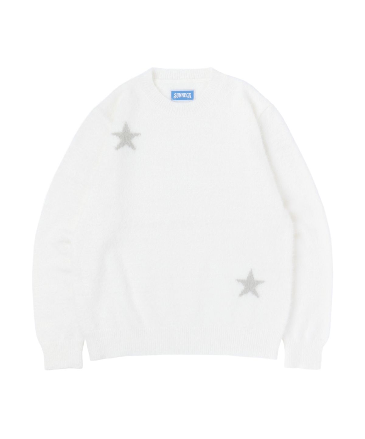 써넥트(SUNNECT) Stars Shaggy Sweater - Natural