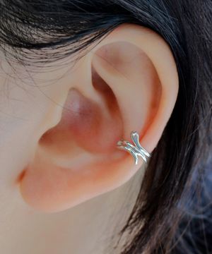 925실버 뱀 이어커프 귀걸이 듀사/ Dusa