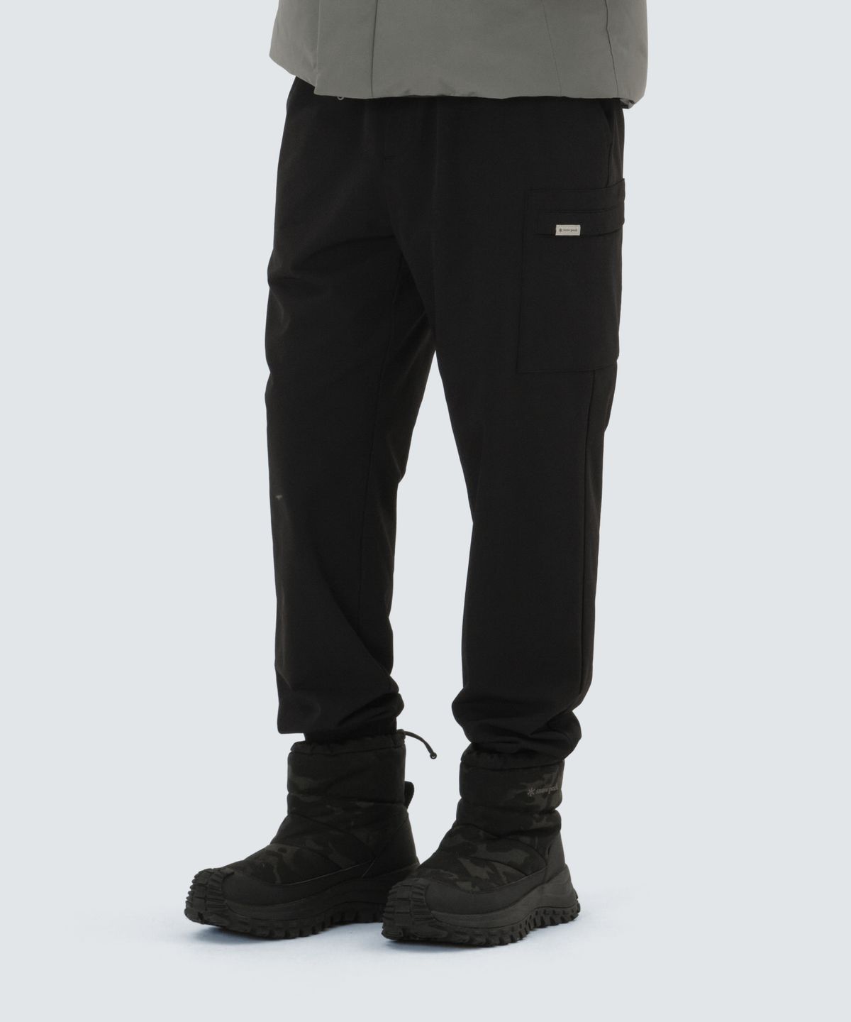 스노우피크 어패럴(SNOWPEAK APPAREL) 라고 기모 조거 팬츠 (S25WUTPT24) Black