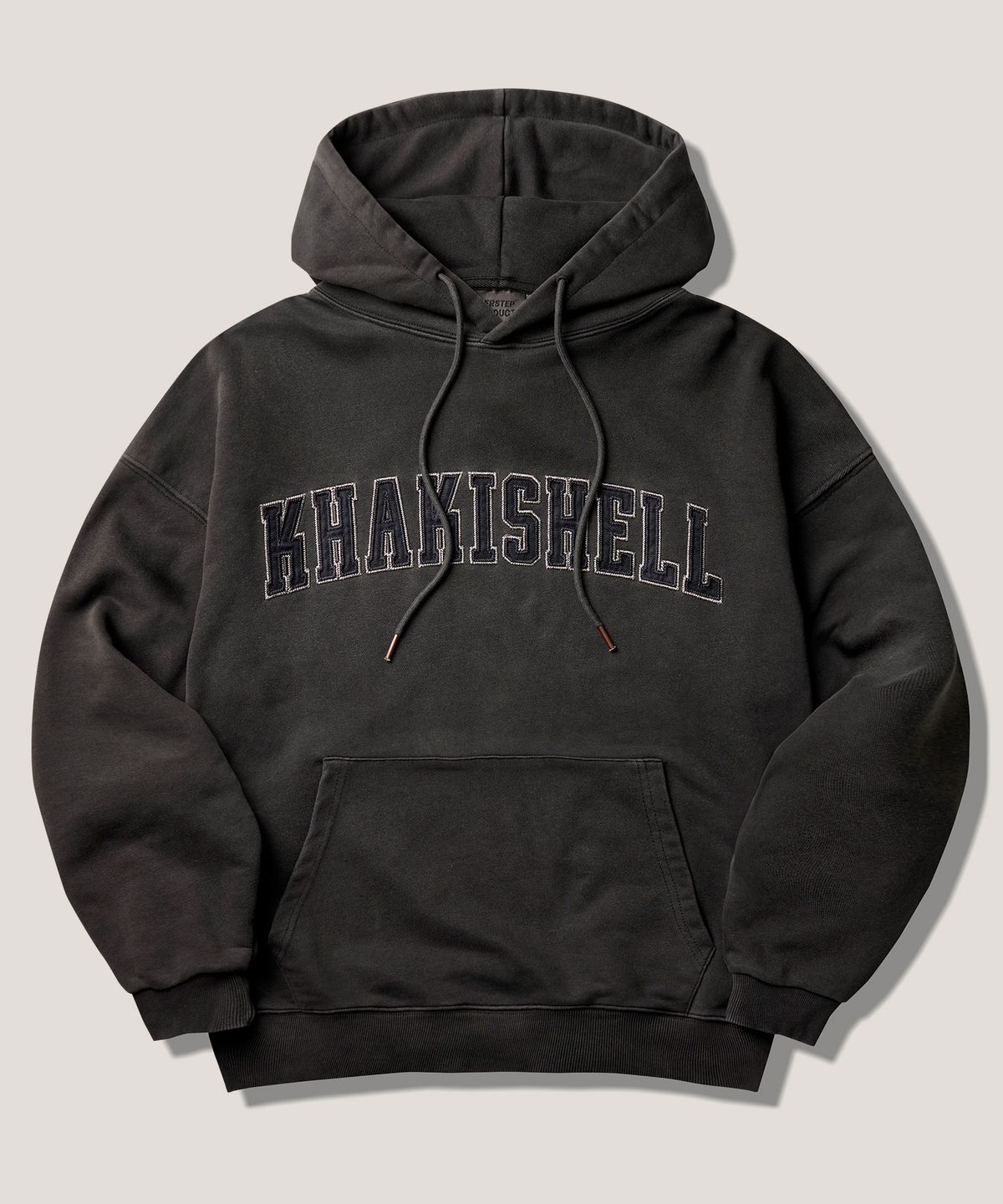 퍼스텝(PERSTEP) 카키 셸 피그먼트 후드 다크그레이 SMHD4739