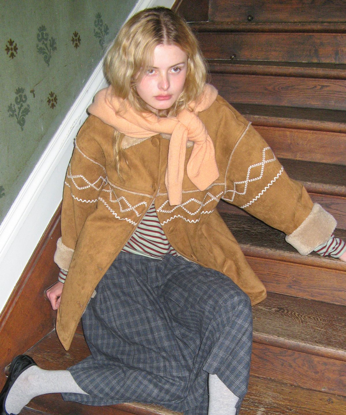 시눈(SINOON) SN Shearling Mustang Coat (Brown)