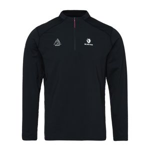 남성 트레일러닝 집업 긴팔티#1_BK