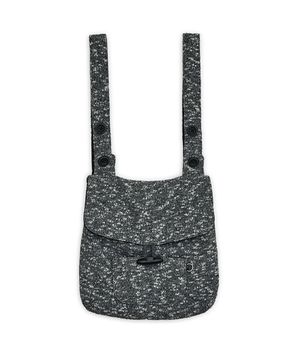 니트 더플 버튼 백팩 (차콜)