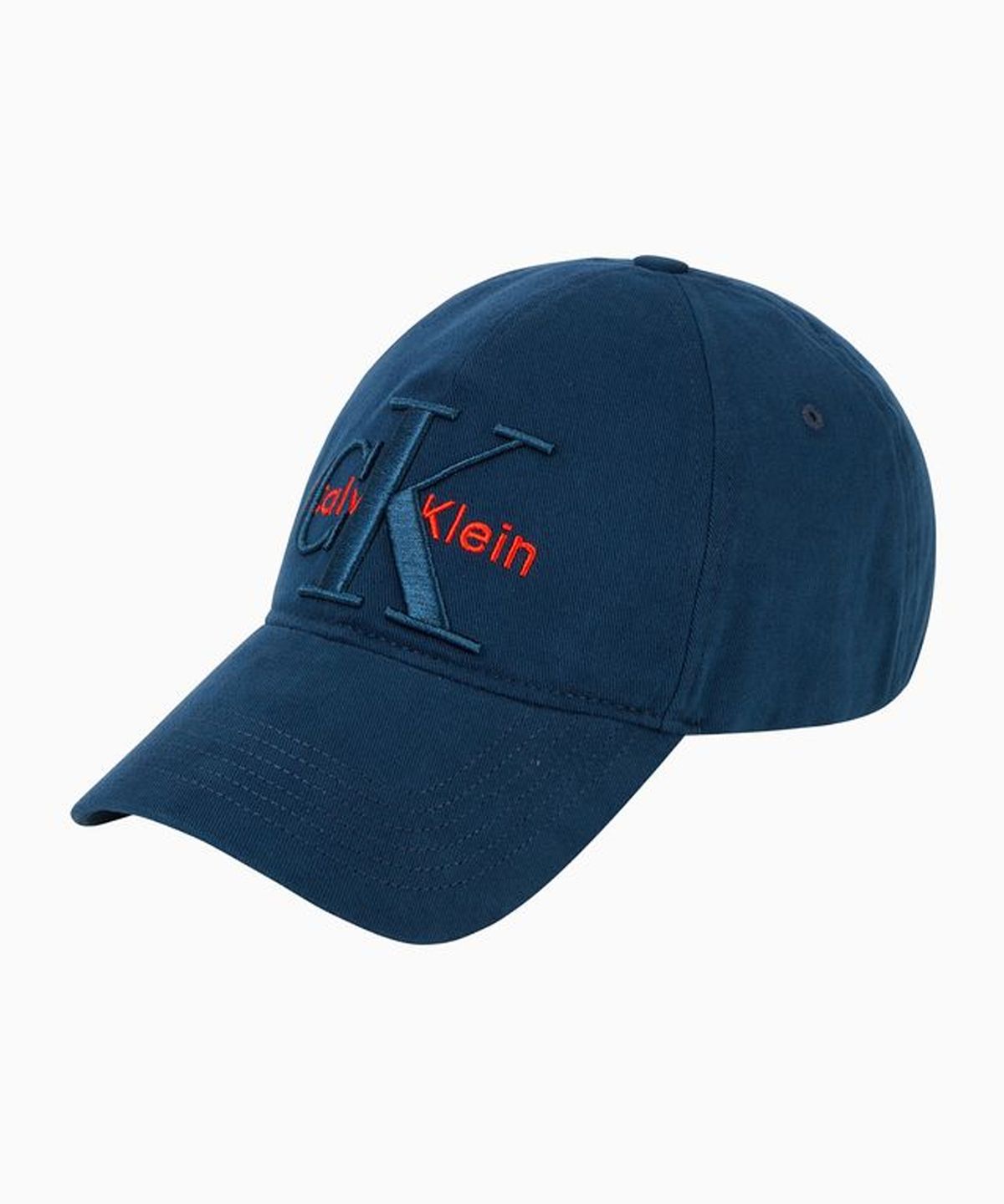 캘빈클라인 진(CALVIN KLEIN JEANS) 남녀공용 라지 레이어드 모노그램 자수 로고 볼캡 4D5039G D1M