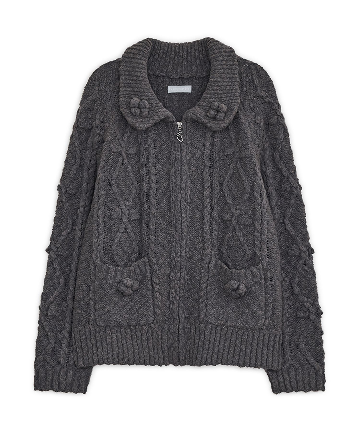 （新品）hugyourskinハグユアースキン ハーフ コート hug your skin(ハグユアスキン) アウター(レディース) - 海外通販のBUYMA