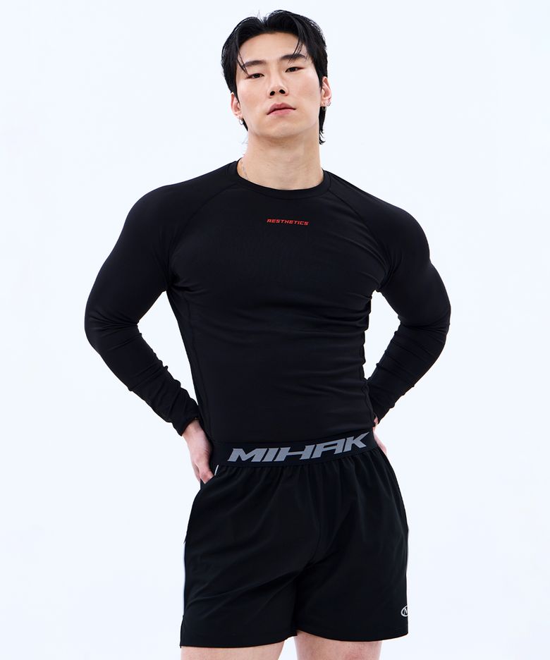 에스테틱 액티브 롱 슬리브 (BLACK)