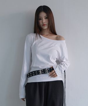 크로스 핫픽스 롱슬리브 화이트