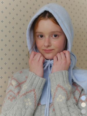 Warm hood scarf balaclava muffler - (3color)