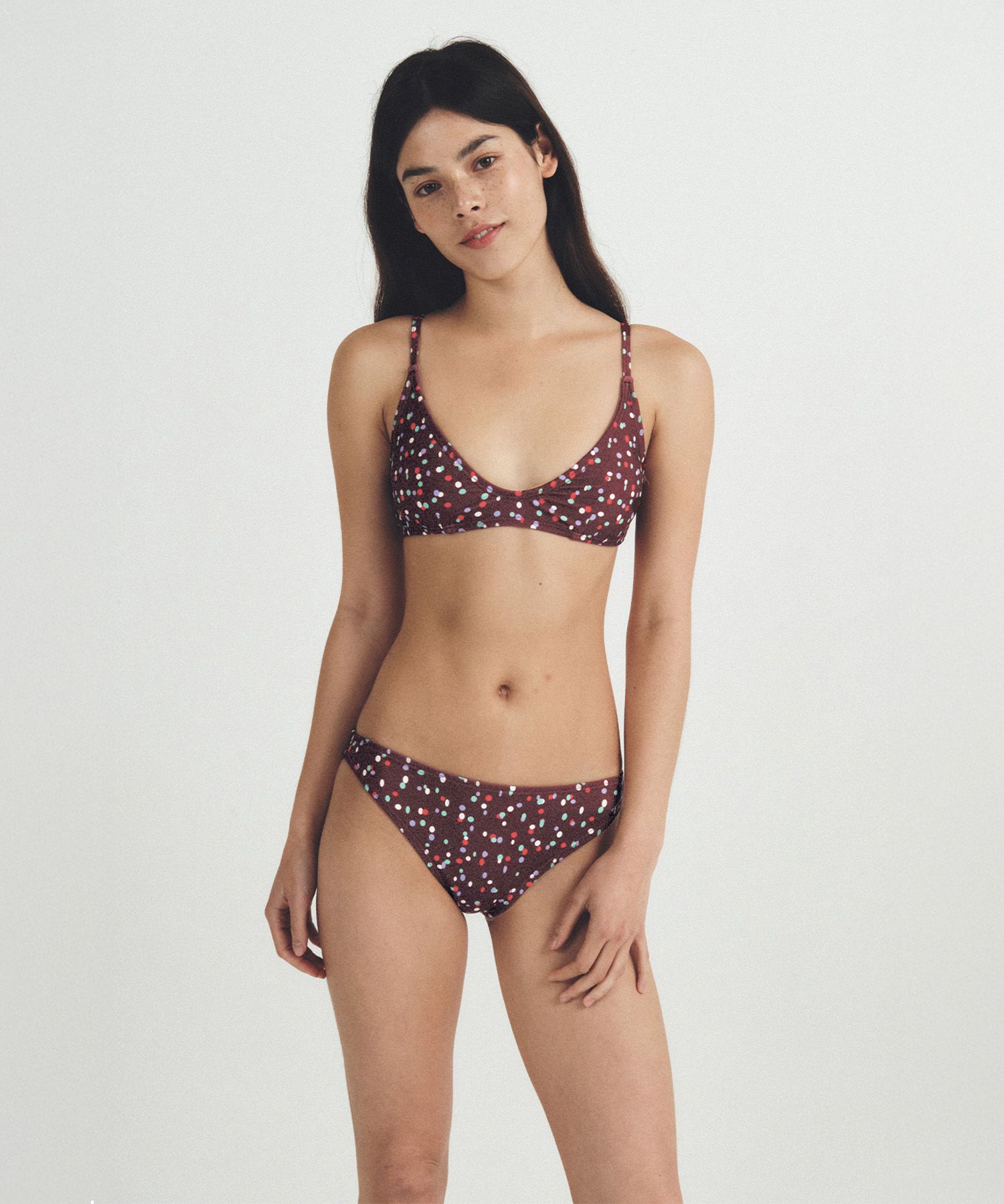 MUSINSA公式 | DELIGHTPOOL Grumpy Dot BIKINI Top - Cherry Pop