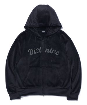 아플리케 자수 코듀로이 후드집업 LP9TF944_BLACK