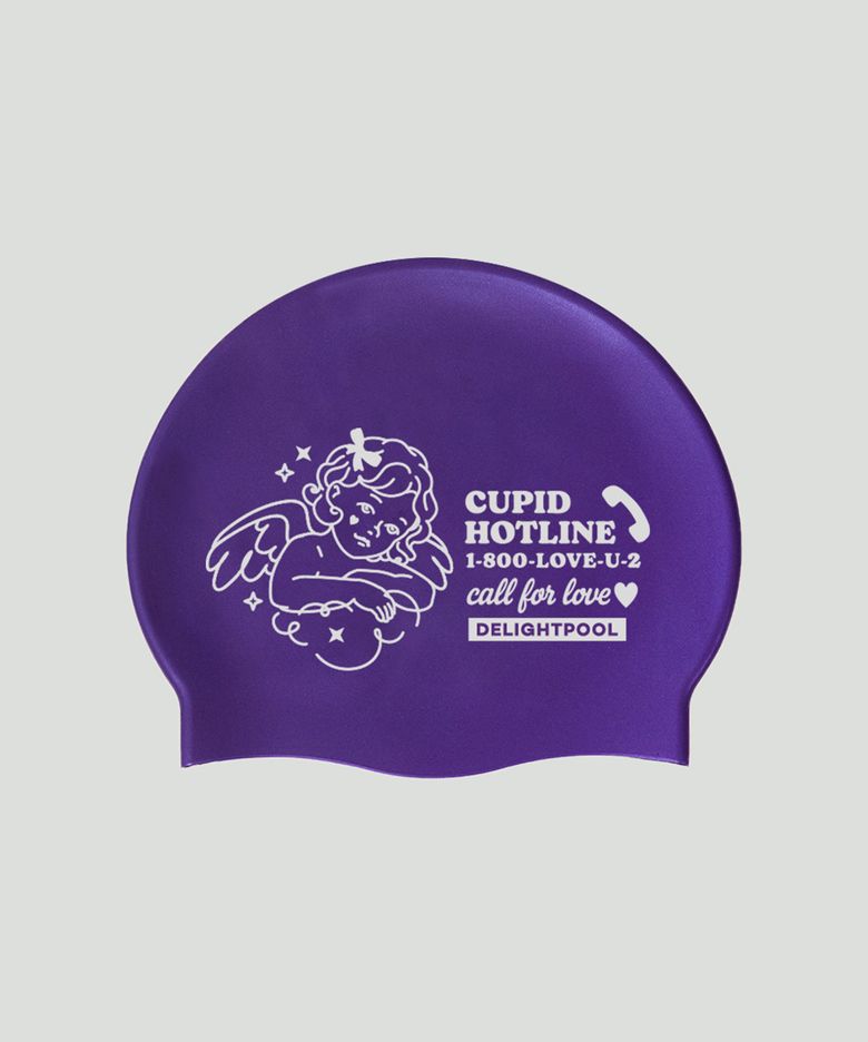 Cupid Hotline : Angel Swim Cap - Purple