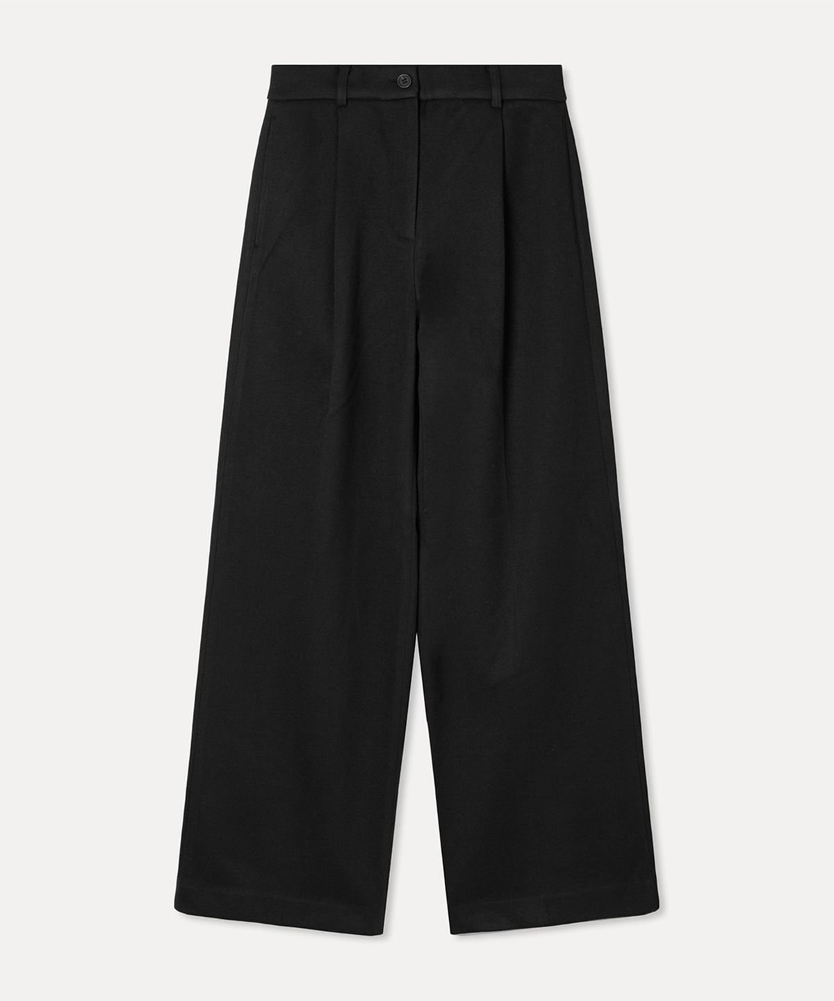 미쏘(MIXXO) 포근 밴딩 팬츠 원턱 와이드_MIWTWG120A