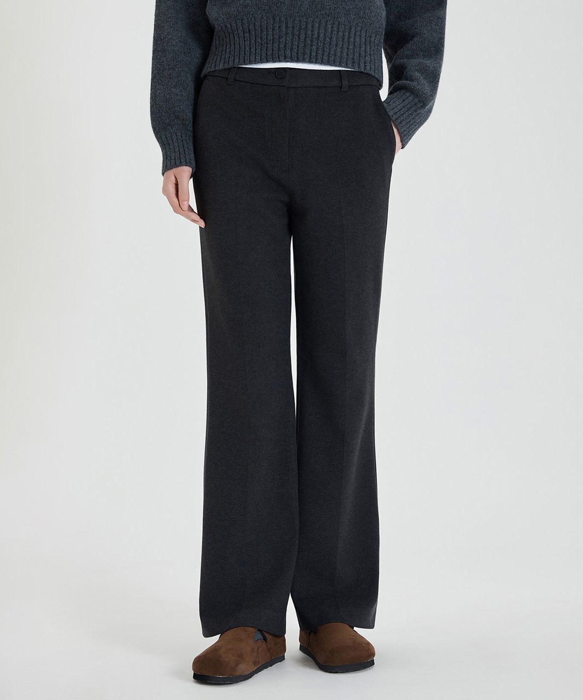 미쏘(MIXXO) 포근 밴딩 팬츠 부츠컷_MIWTWG130A