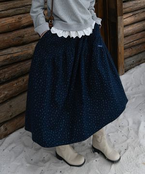 윈터플라워절개스커트 (KYSK2508123)