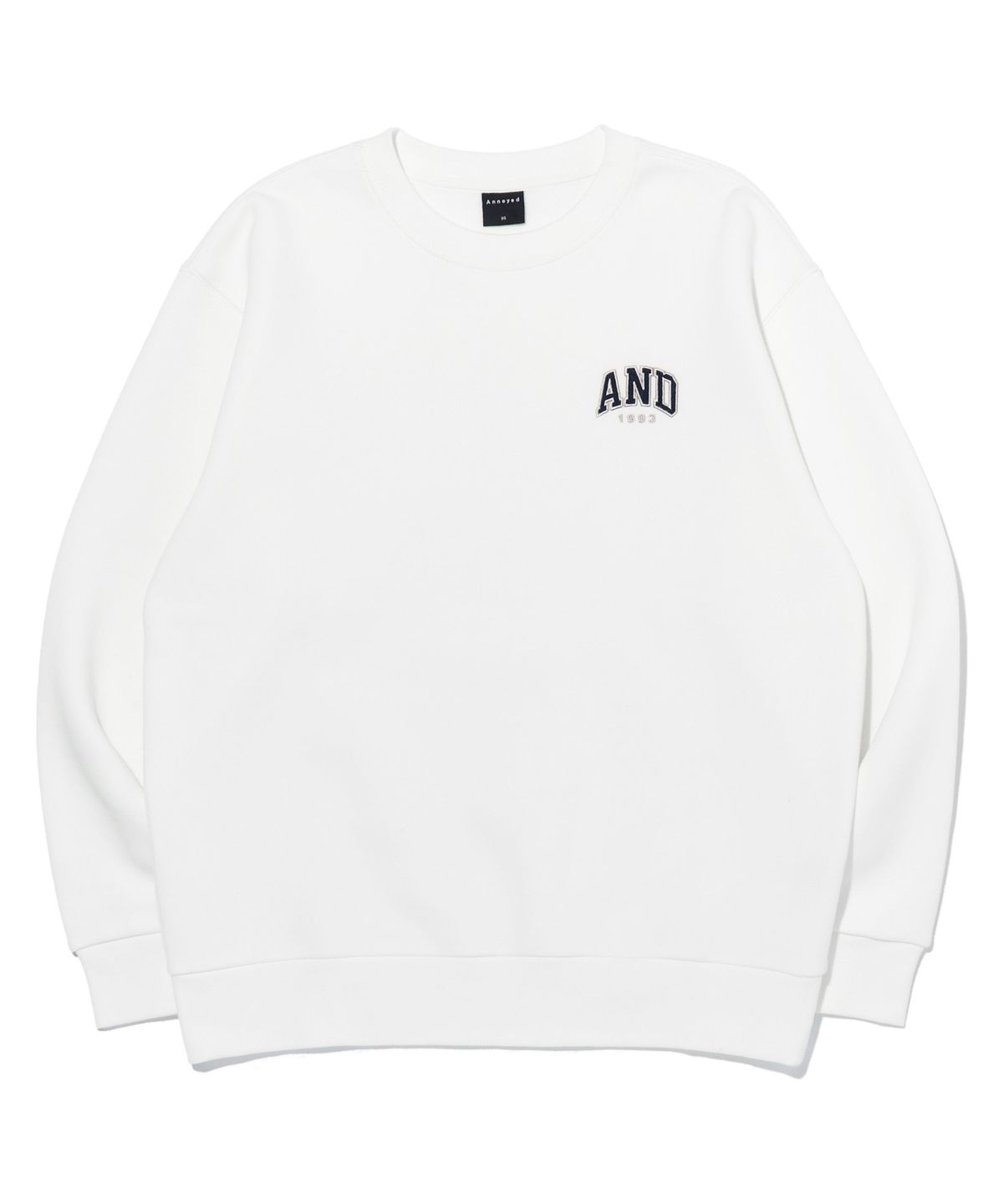 어노이드(ANNOYED) AND 아치 로고 맨투맨 LP9TU955_OFF WHITE