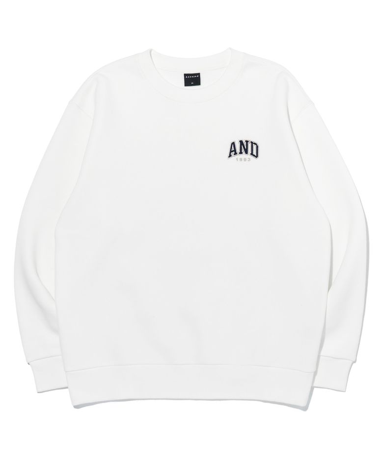 AND 아치 로고 맨투맨 LP9TU955_OFF WHITE