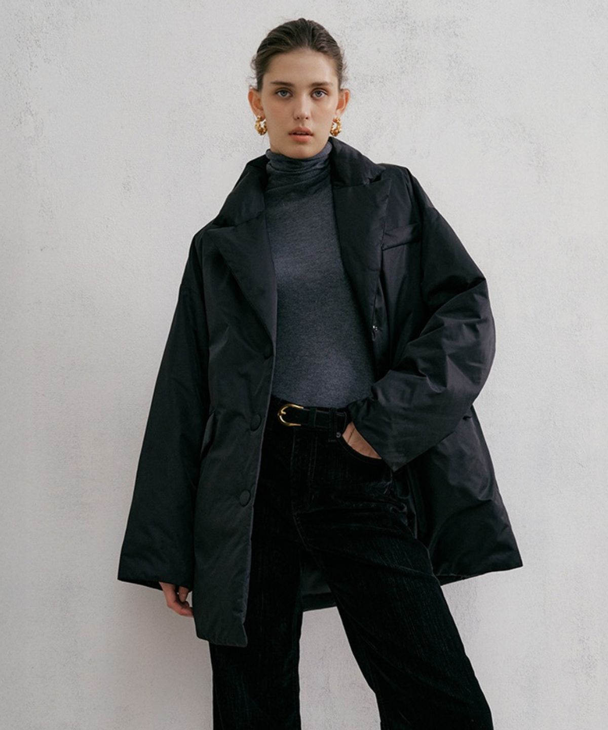 바니스뉴욕(BARNEYS NEWYORK) FW 카이아 재킷 다운 블랙