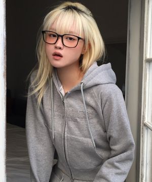 LUVISTRUE X MEANINGLESS SLIMFIT HOOD ZIPUP(GRAY)