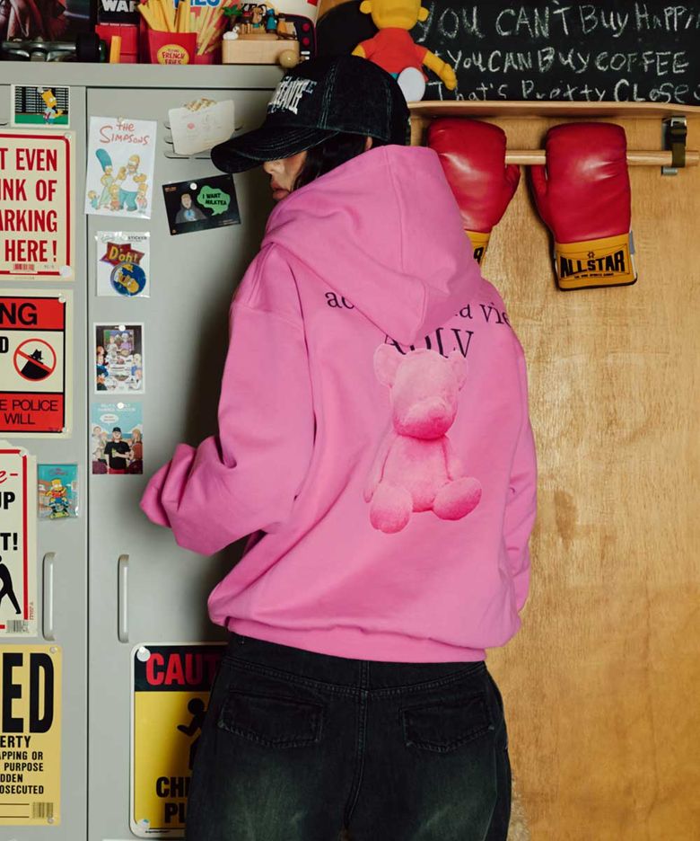 [유소정 PICK] NEW FUZZY BEAR HOODIE (2COLOR)