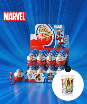 페레로 킨더조이 어벤져스 T-1 24개입+마블점보컵증정