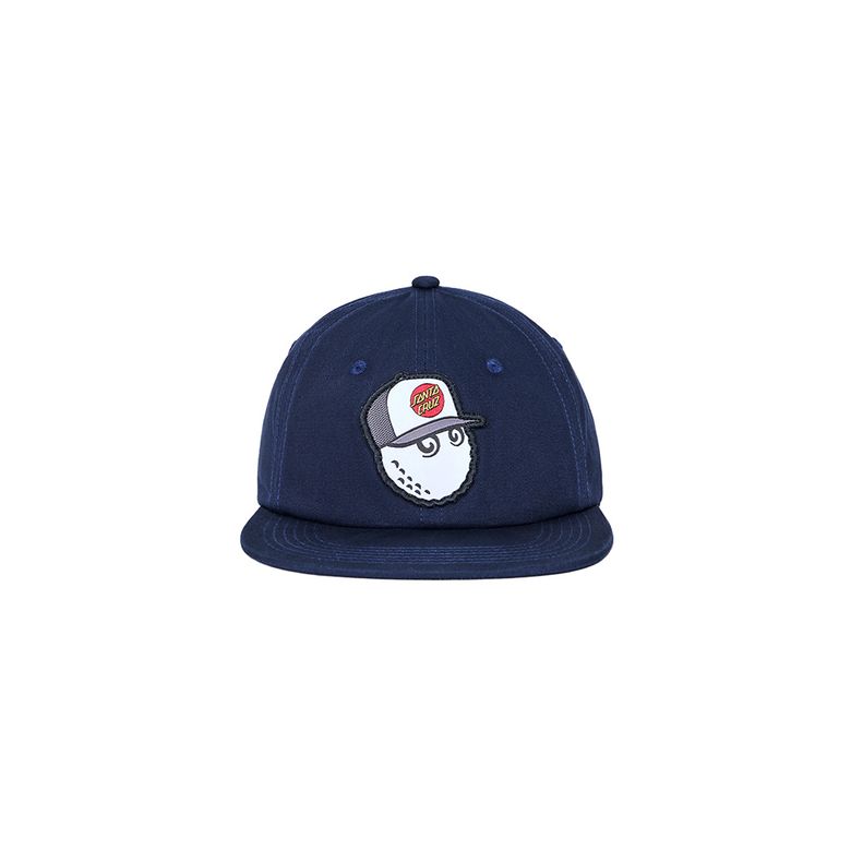 [SANTA CRUZ] 와펜 포인트 스냅백 NAVY