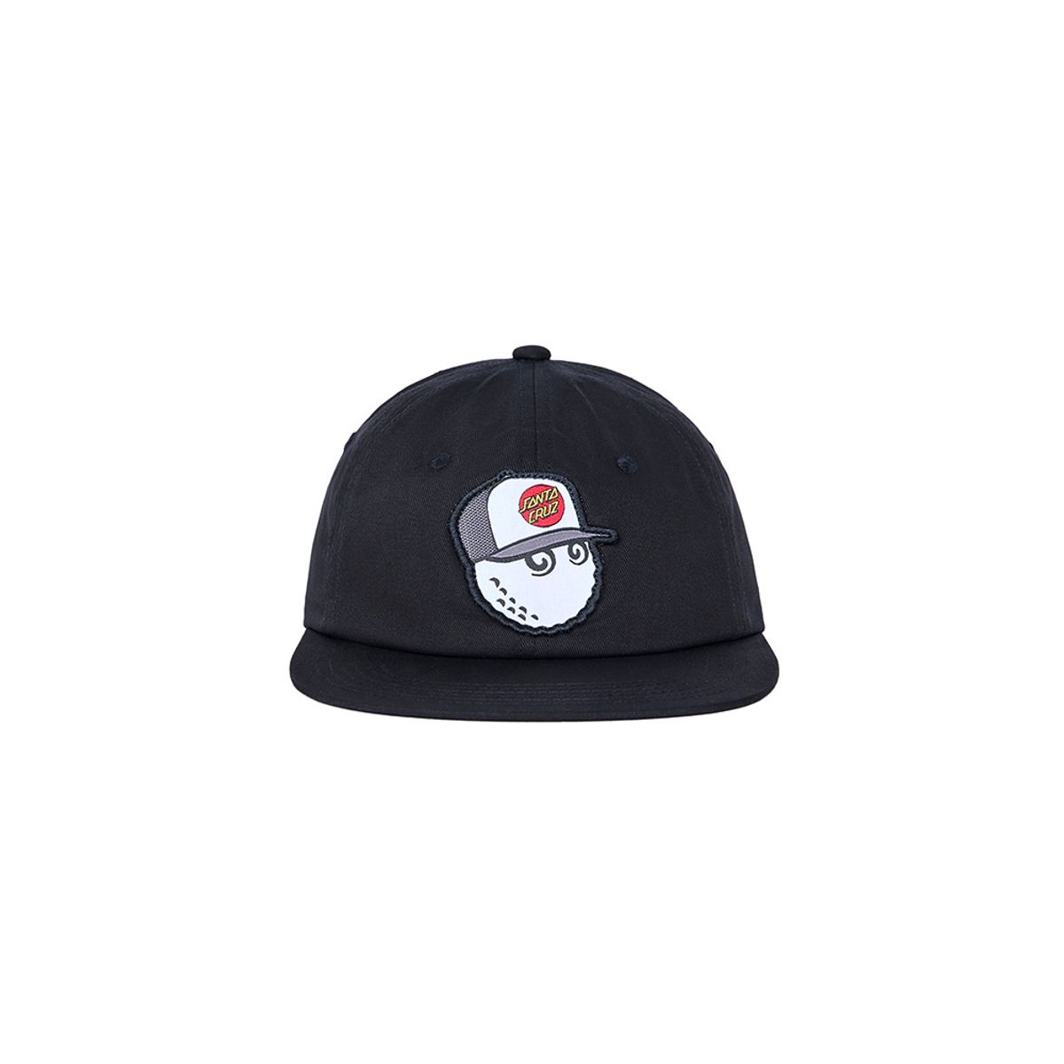 말본 골프(MALBON GOLF) [SANTA CRUZ] 와펜 포인트 스냅백 BLACK