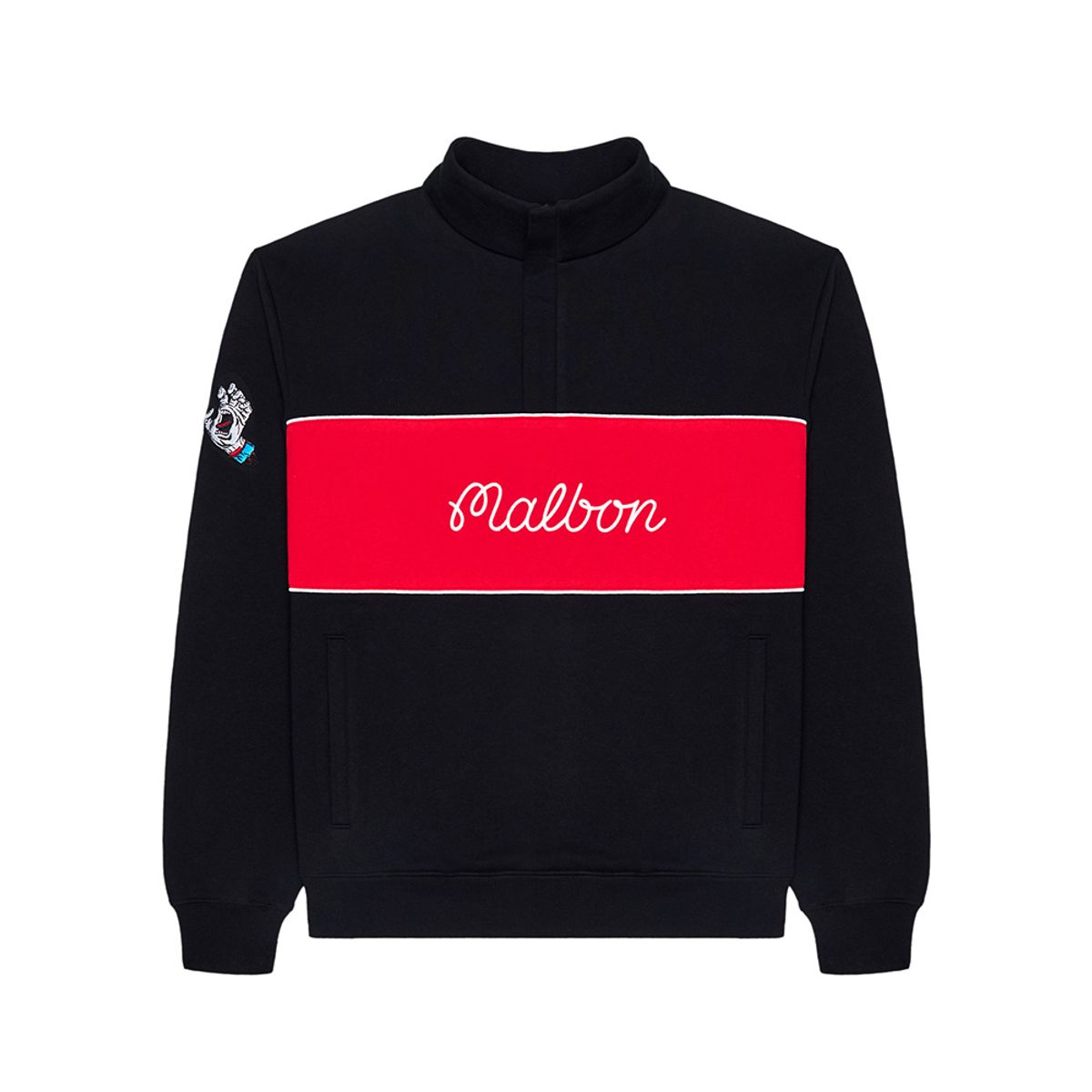 말본 골프(MALBON GOLF) [SANTA CRUZ] 스웻셔츠 BLACK (MAN)