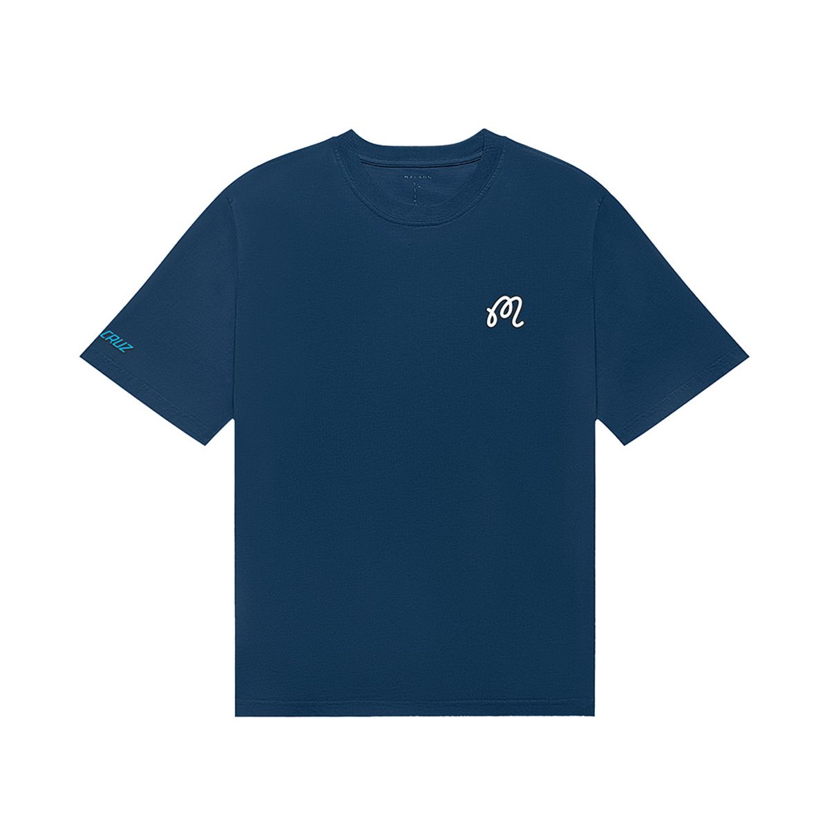 말본 골프(MALBON GOLF) [SANTA CRUZ] 버뮤다 스크림 라운드티셔츠 NAVY (MAN)