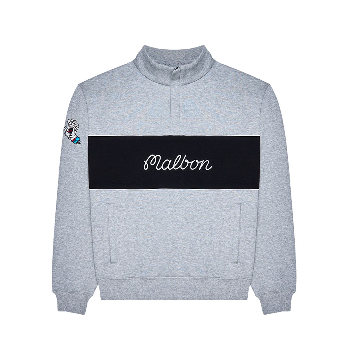 말본 골프(MALBON GOLF) [SANTA CRUZ] 스웻셔츠 MELANGE GRAY (MAN)