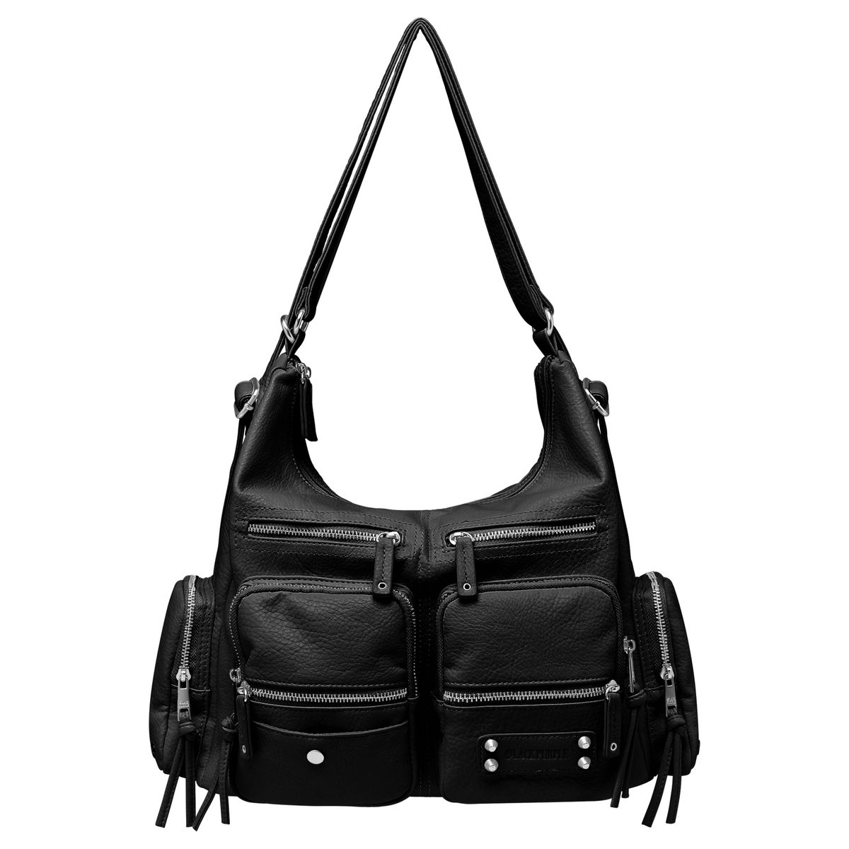 블랙 퍼플(BLACK PURPLE) 레토 멀티 카고 백 Leto Multi Cargo Bag _Black