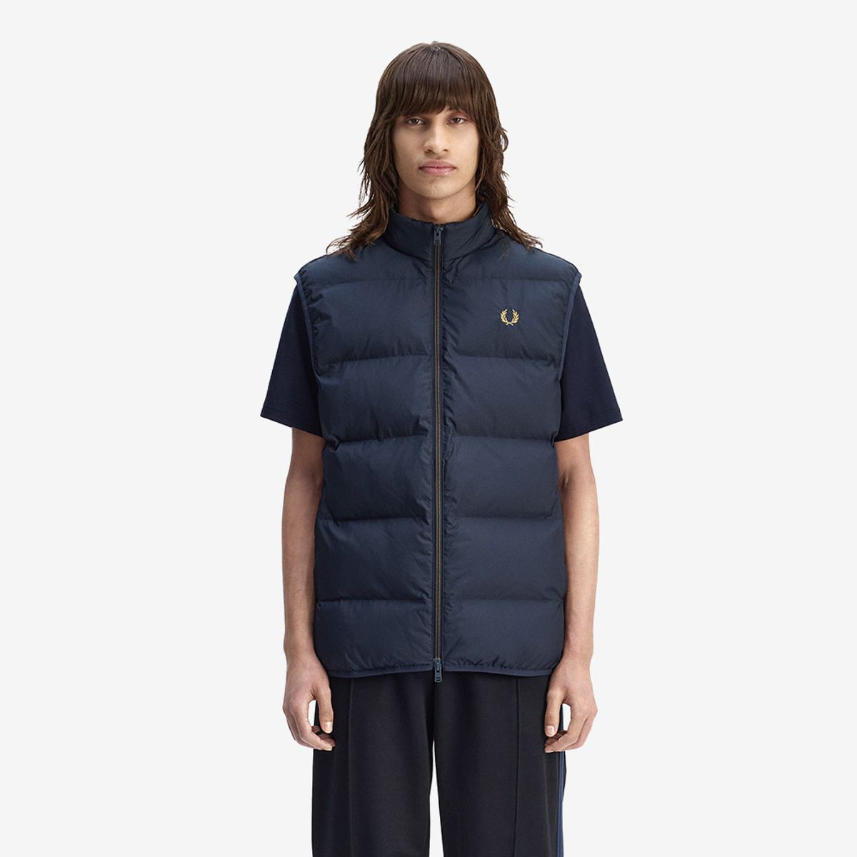 프레드페리(FRED PERRY) [Sport] 인슐레이트 베스트 - 네이비 AFPM2538522-608
