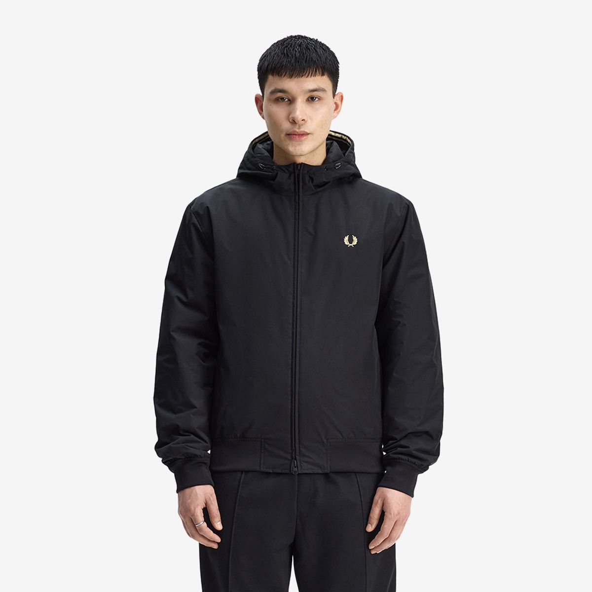 프레드페리(FRED PERRY) [Sport] 후디드 브렌댐 재킷 - 블랙 AFPM253J304-102
