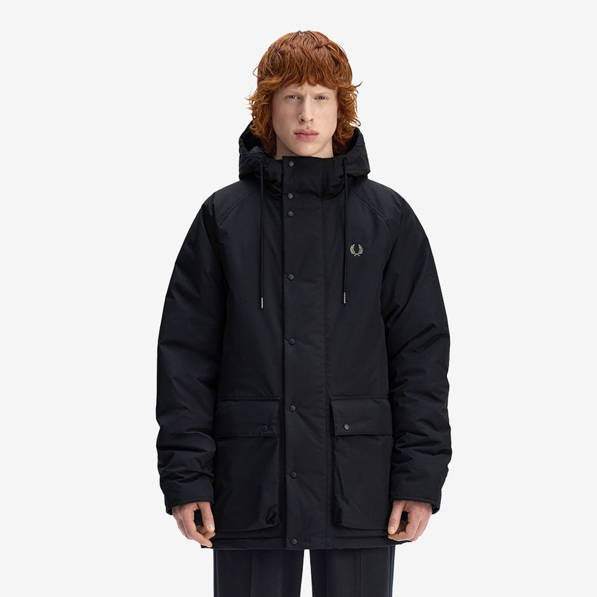 프레드페리(FRED PERRY) [Sport] 패디드 집 스루 재킷 - 블랙 AFPM2538519-184