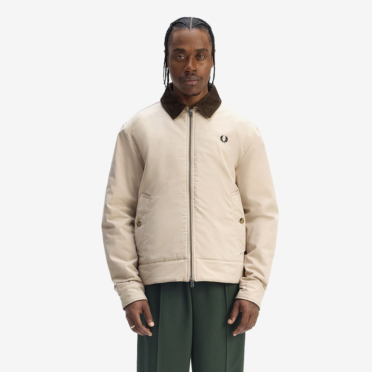 프레드페리(FRED PERRY) [Sharp] 투웨이 카반 재킷 - 웜 오트 AFPM2538535-Z19