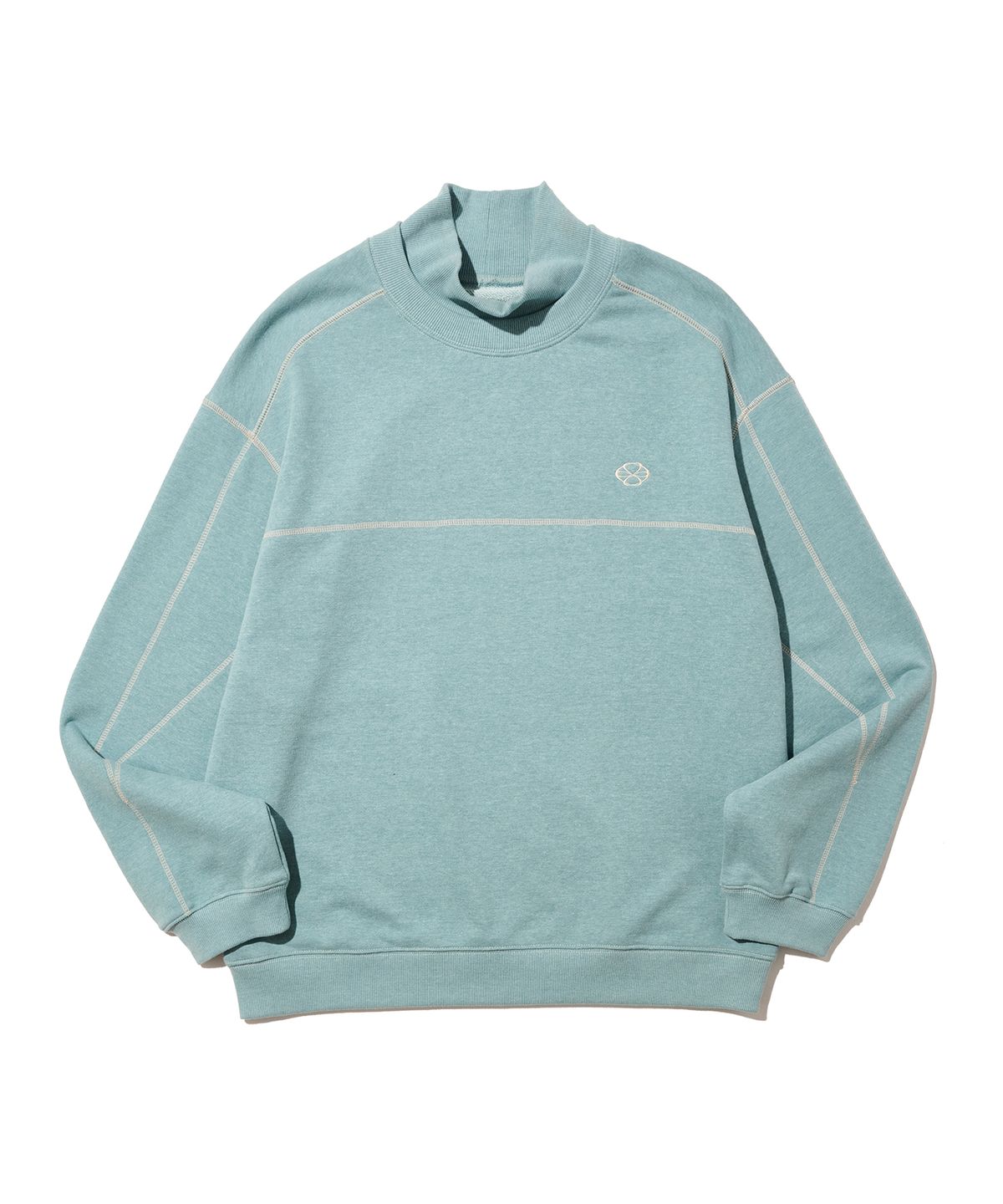논타입(NONTYPE) TURTLE CHAIN SWEATSHIRTS (MINT BLUE)