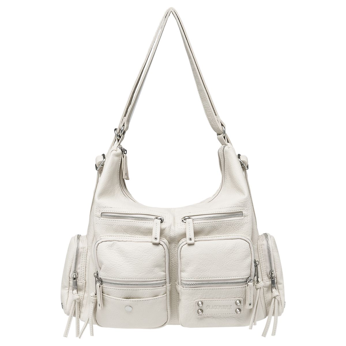 블랙 퍼플(BLACK PURPLE) 레토 멀티 카고 백 Leto Multi Cargo Bag _Ivory