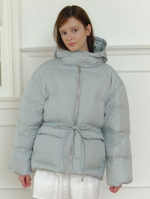 Cloud hooded puffer duck down padding - sora
