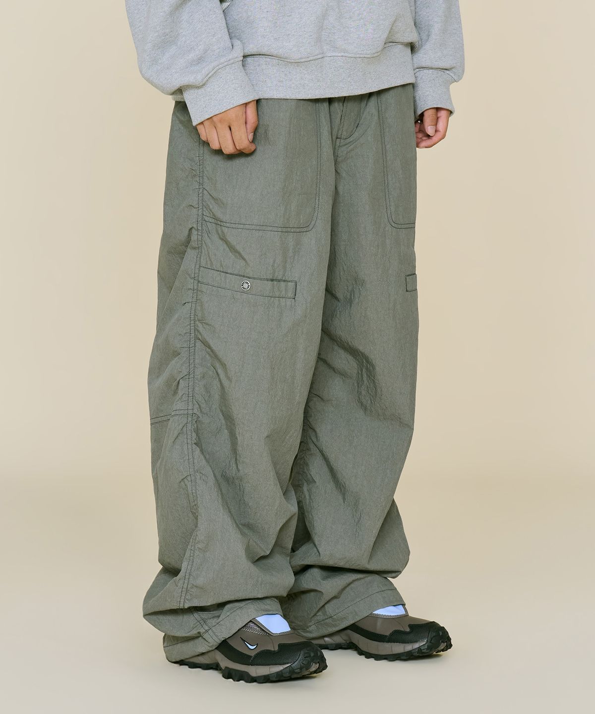 논타입(NONTYPE) MIL PADDED PARKA PANTS (SAND KHAKI)