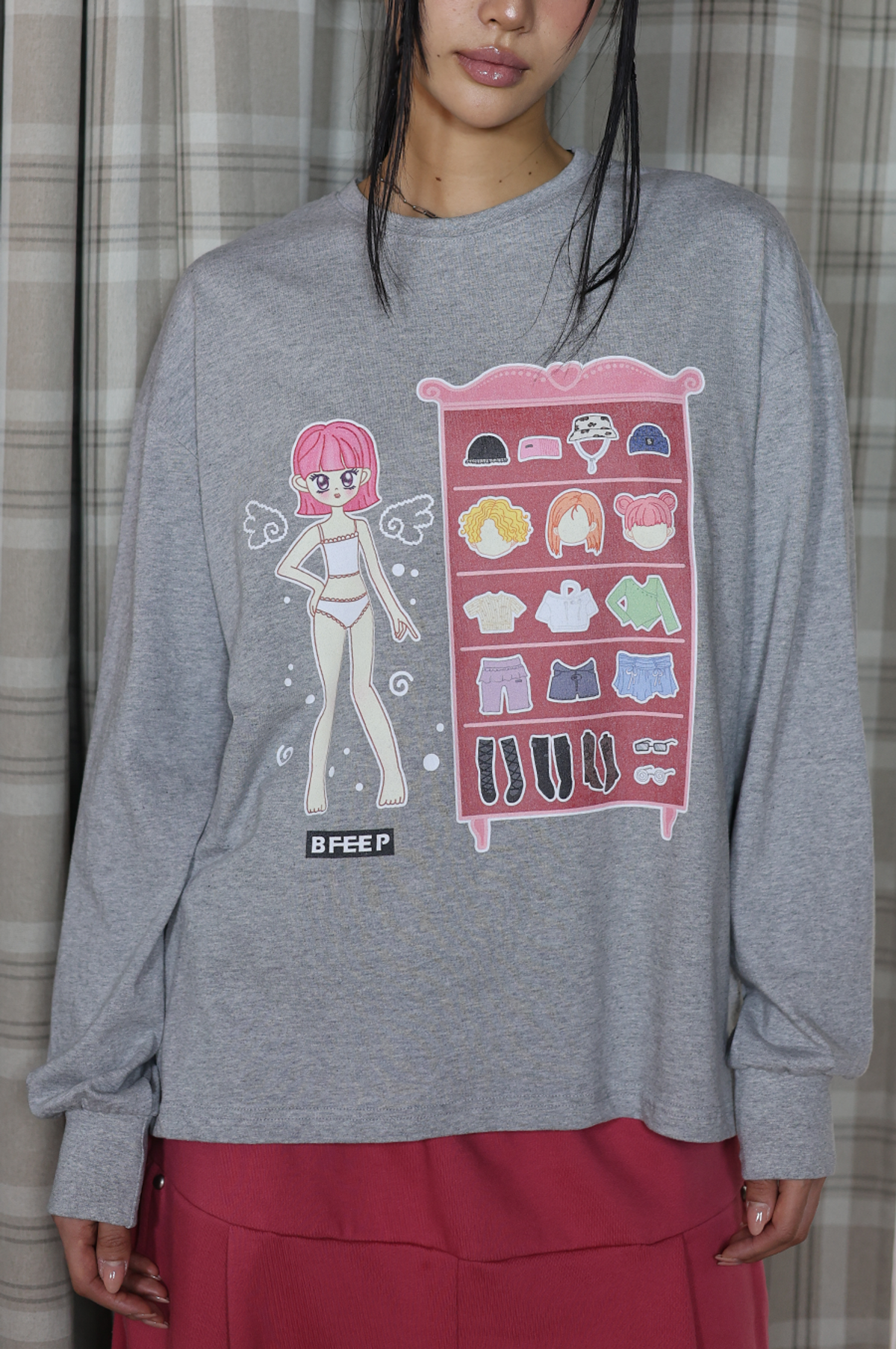 비피피(BFEEP) play doll tee_grey
